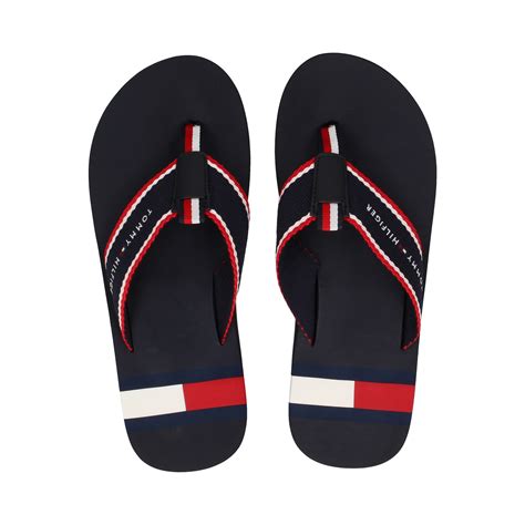 chanclas tommy hilfiger|tommy hilfiger flip flops.